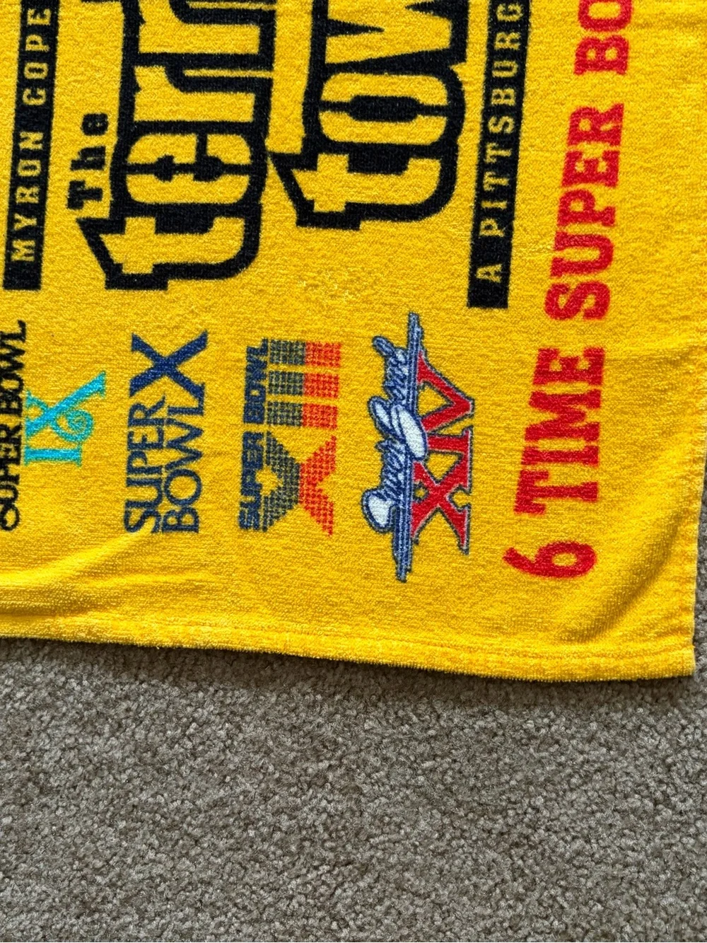 The Terrible Towel Pittsburgh Steelers Yellow Rally Towel
